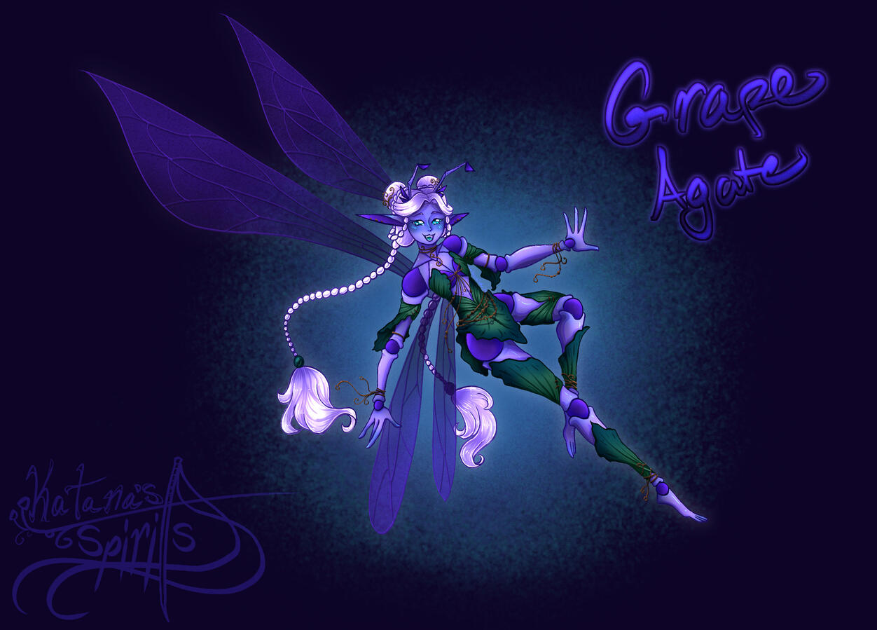 Grape Agate Pixie Grape Agate Pixie