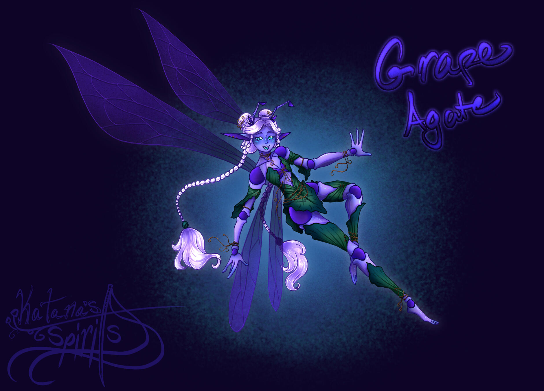 Grape Agate Pixie Grape Agate Pixie